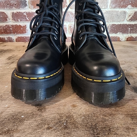 Dr. Martens Black Jadon Platform Boot 8 - Picture 9 of 12